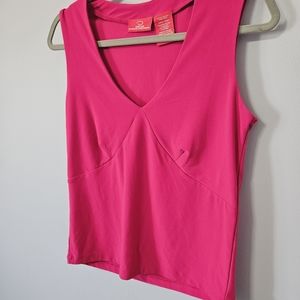 Pink Oscar De La Renta sleeveless top